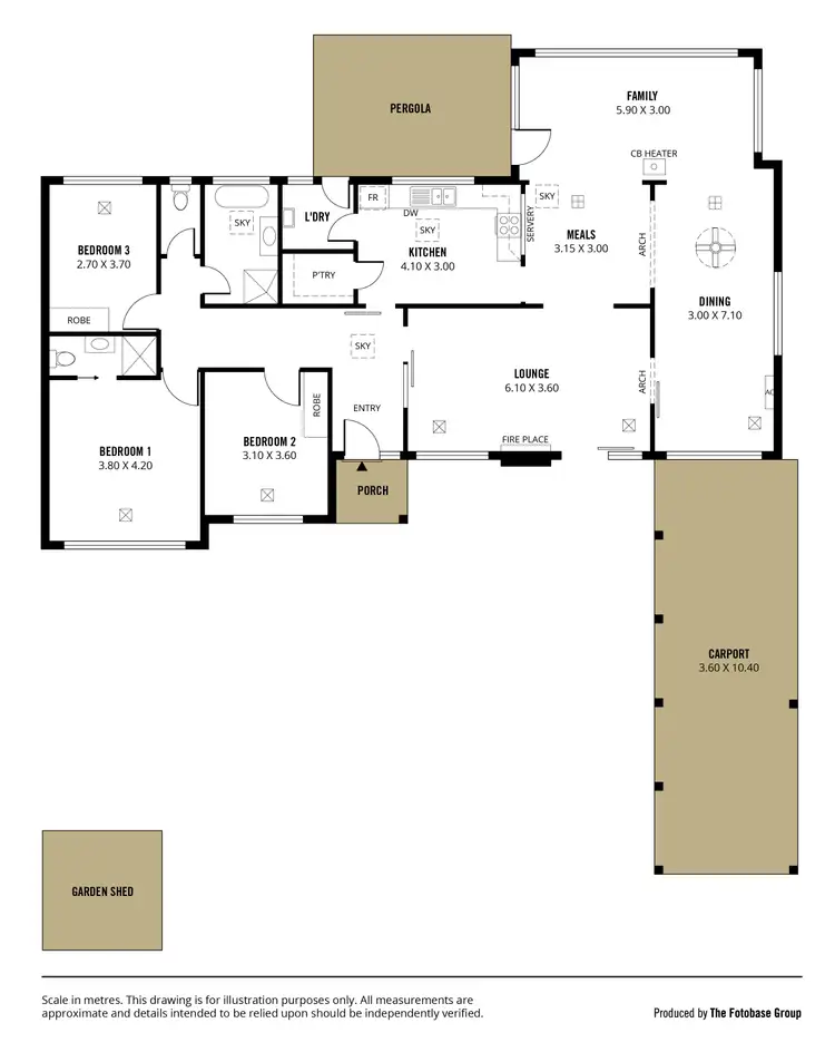Floorplan of Homely house listing, 6 Devon Ave, Stirling SA 5152