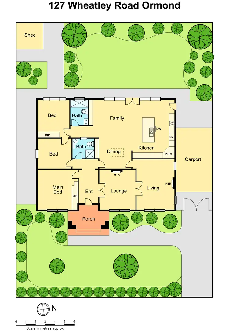 Floorplan of Homely house listing, 127 Wheatley Road, Ormond VIC 3204