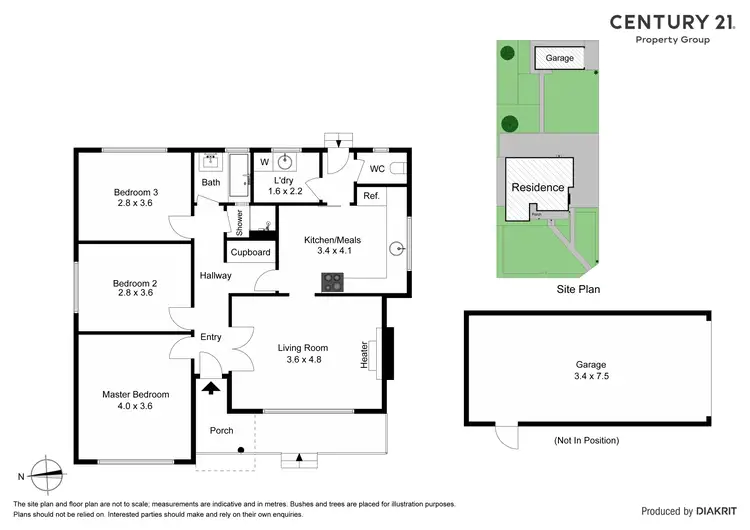 Floorplan of Homely house listing, 16 Melaleuca Drive, Clarinda VIC 3169