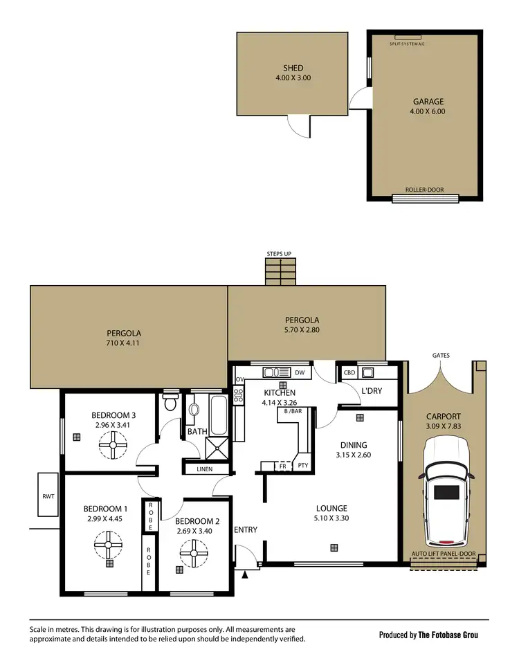Floorplan of Homely house listing, 8 Verdelho Street, Wynn Vale SA 5127