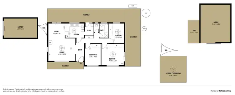 Floorplan of Homely house listing, 14 Loretta Street, Redwood Park SA 5097