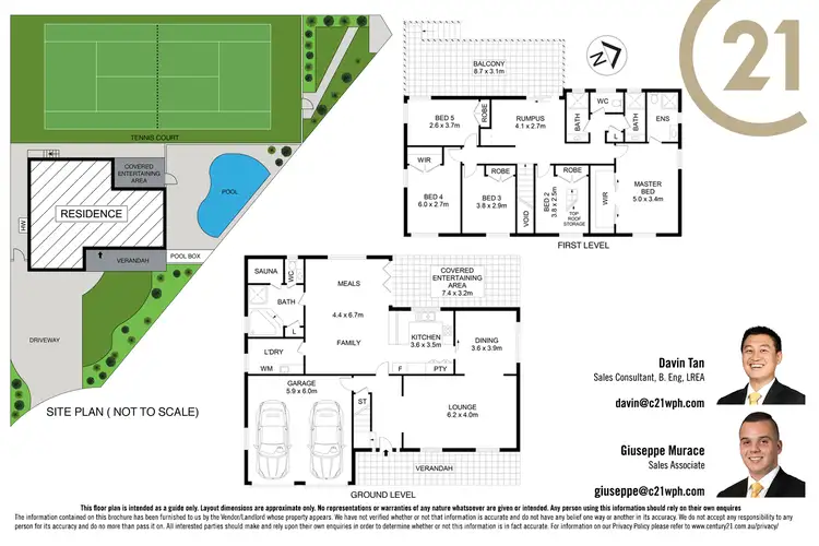 Floorplan of Homely house listing, 5 Watts Place, Cherrybrook NSW 2126