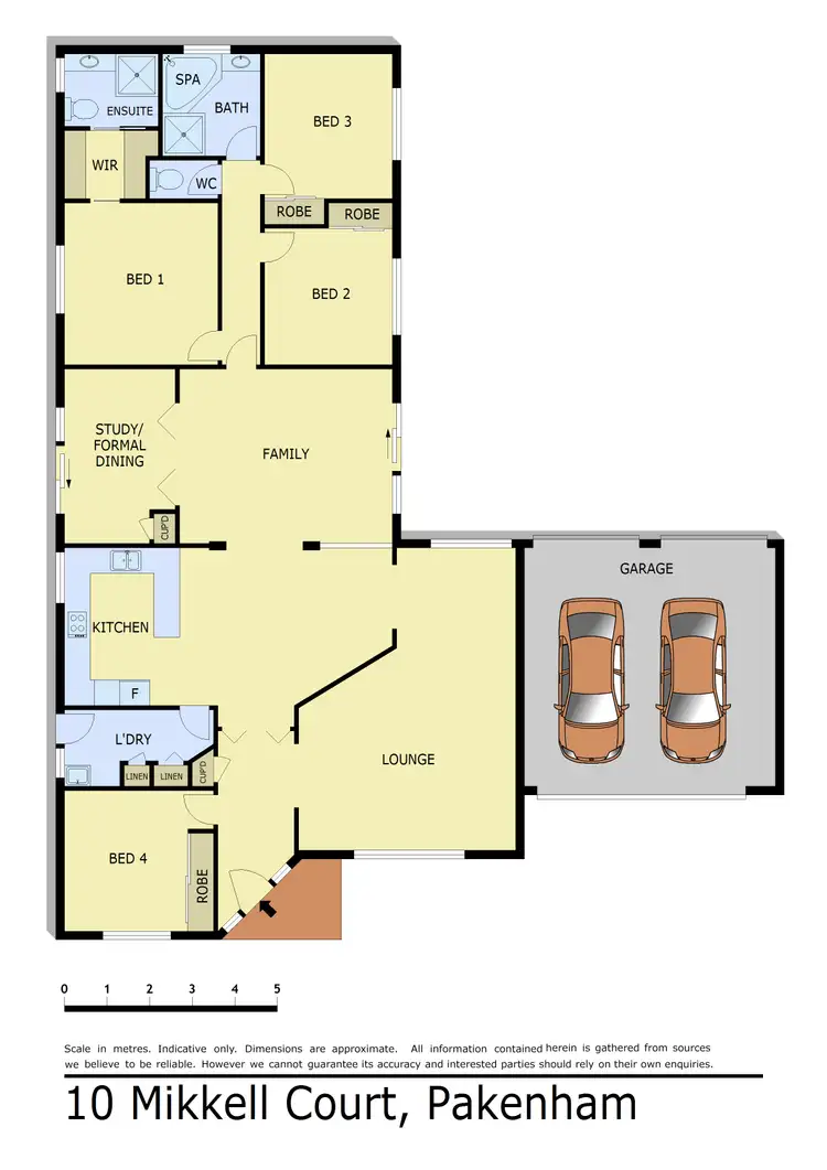 Floorplan of Homely house listing, 10 Mikkell Court, Pakenham VIC 3810