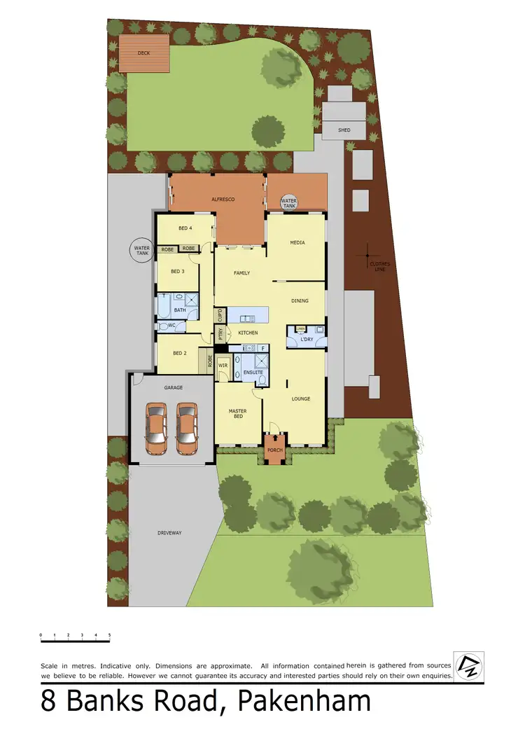Floorplan of Homely house listing, 8 Banks Road, Pakenham VIC 3810