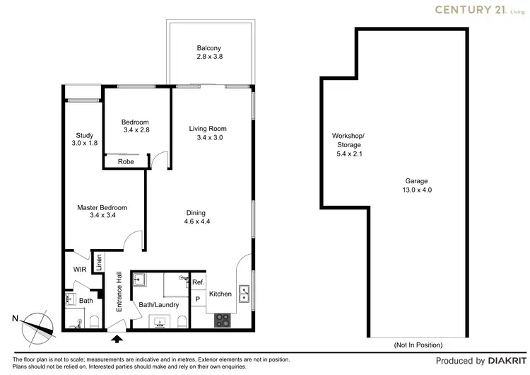 Floorplan of Homely apartment listing, 20/1-3 Funda Place, Brookvale NSW 2100