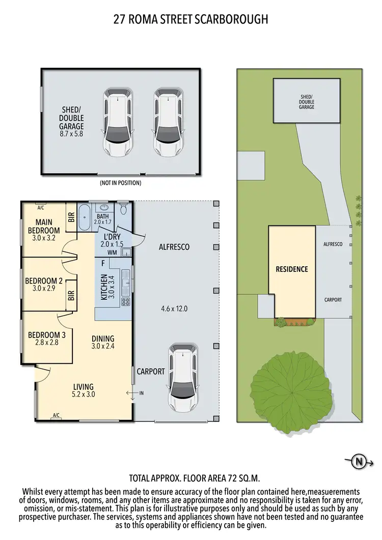 Floorplan of Homely house listing, 27 Roma Street, Scarborough QLD 4020