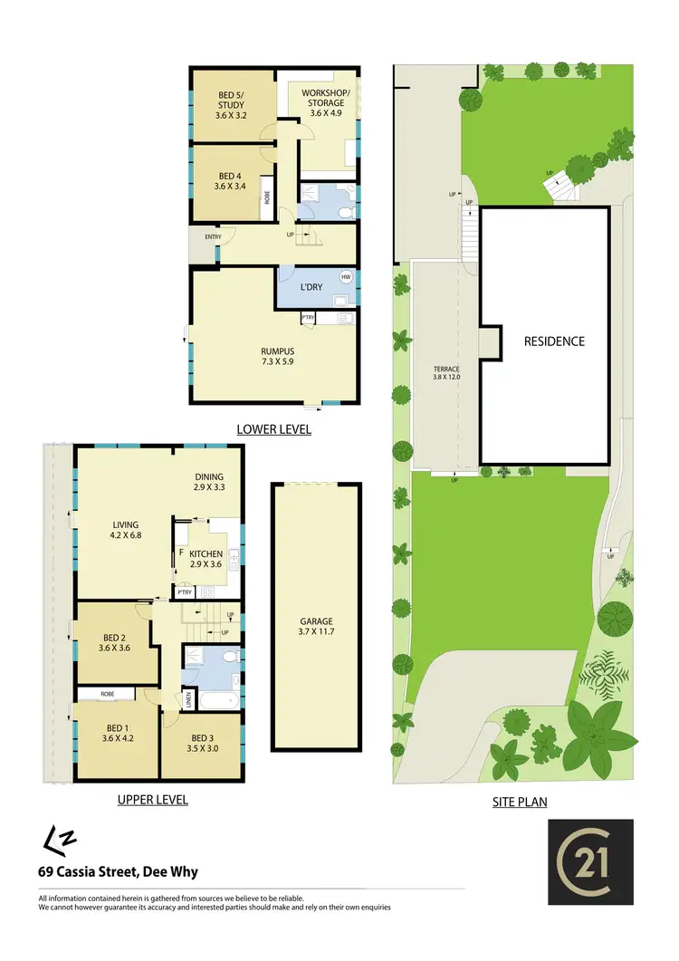 Floorplan of Homely house listing, 69 Cassia Street, Dee Why NSW 2099