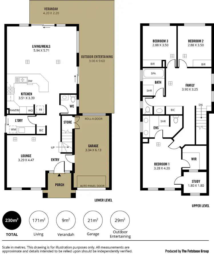 Floorplan of Homely house listing, 5/6 Dene Road, Highbury SA 5089