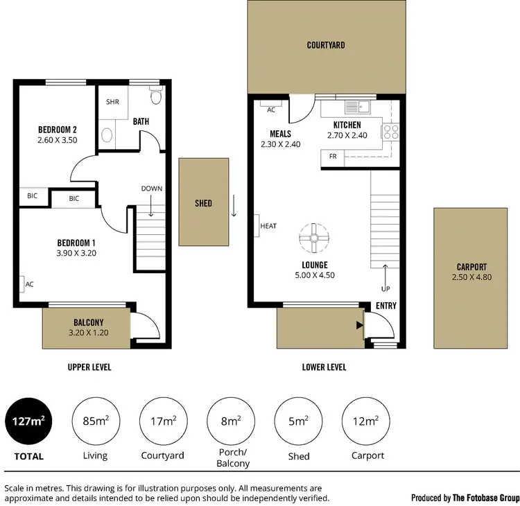 Floorplan of Homely unit listing, 5/1 Gore Street, Glenelg North SA 5045
