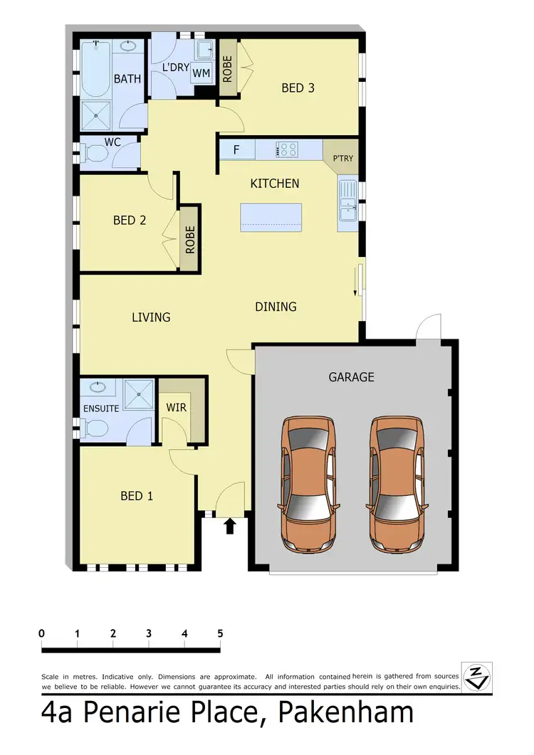 Floorplan of Homely house listing, 4A Penarie Place, Pakenham VIC 3810