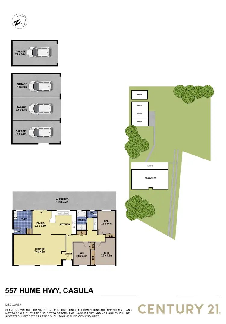 Floorplan of Homely house listing, 557 Hume Highway, Casula NSW 2170