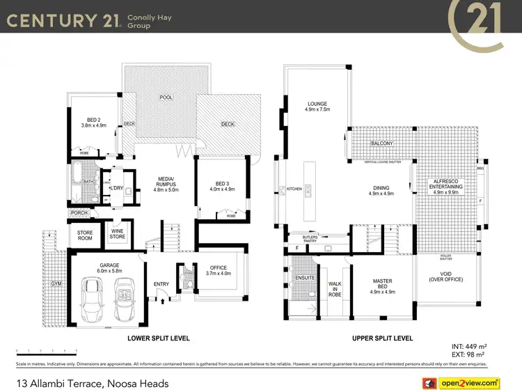 Floorplan of Homely house listing, 13 Allambi Terrace, Noosa Heads QLD 4567