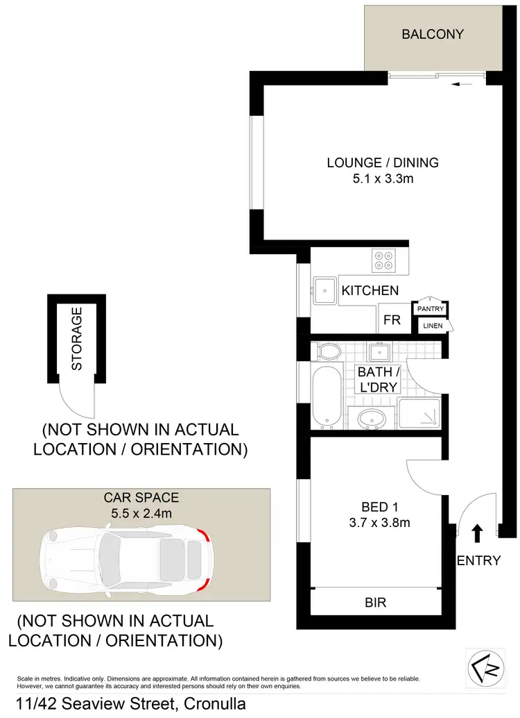 Floorplan of Homely apartment listing, 11/42 Seaview Street, Cronulla NSW 2230