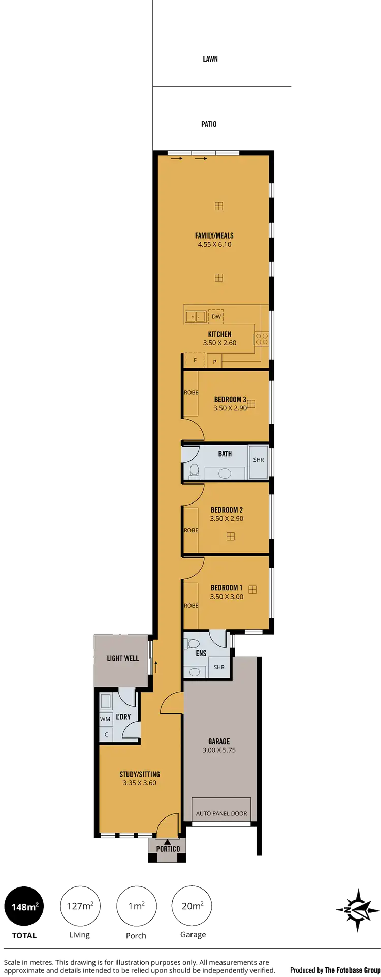 Floorplan of Homely house listing, 1a Spring Street, Seacombe Gardens SA 5047