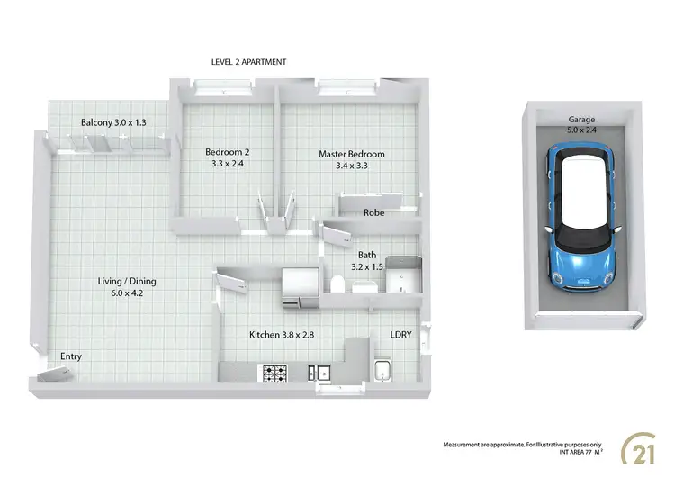 Floorplan of Homely apartment listing, 14/33-35 Kenyon Street, Fairfield NSW 2165