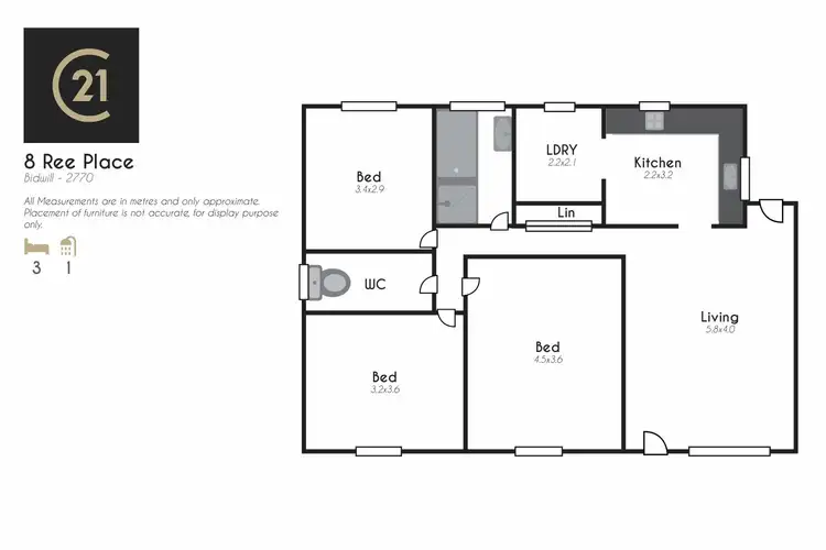 Floorplan of Homely villa listing, 8 Ree Place, Bidwill NSW 2770