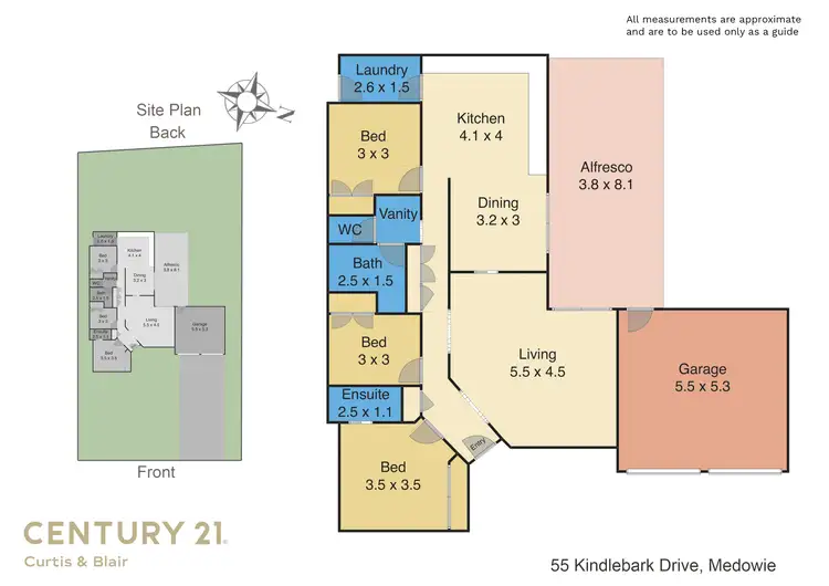 Floorplan of Homely house listing, 55 Kindlebark Drive, Medowie NSW 2318