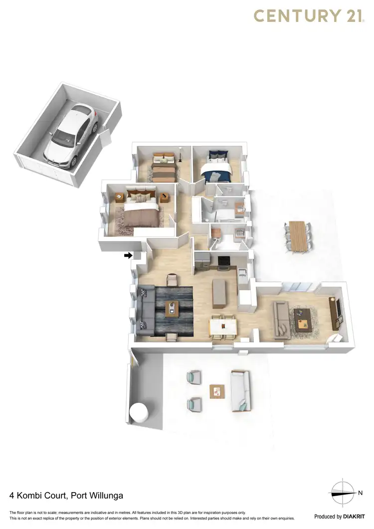 Floorplan of Homely house listing, 4 Kombi Court, Port Willunga SA 5173