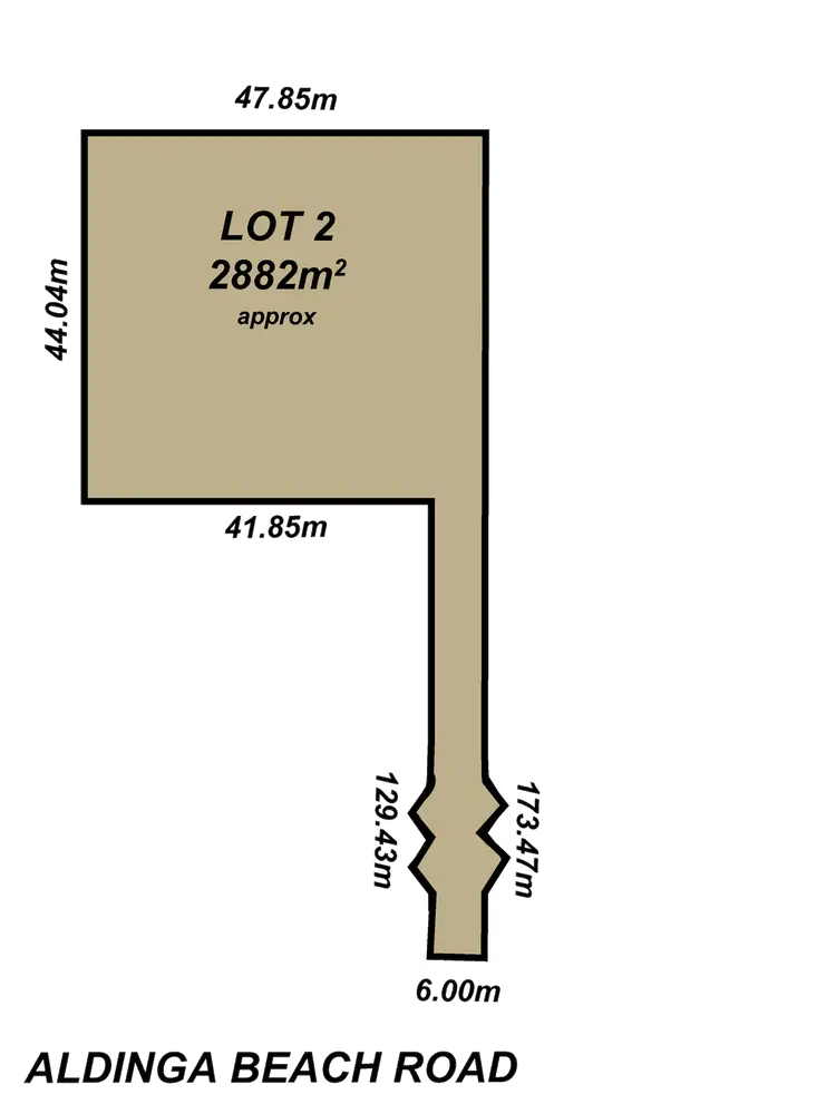 Floorplan of Homely land listing, Lot 51 260 Aldinga Beach Road, Aldinga Beach SA 5173