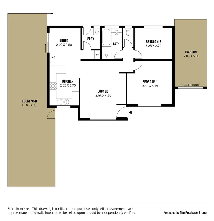 Floorplan of Homely unit listing, 3/66 Reservoir Road, Modbury SA 5092