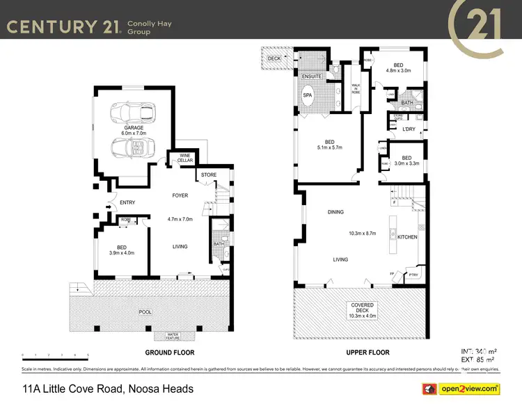 Floorplan of Homely house listing, 11A Little Cove Road, Noosa Heads QLD 4567