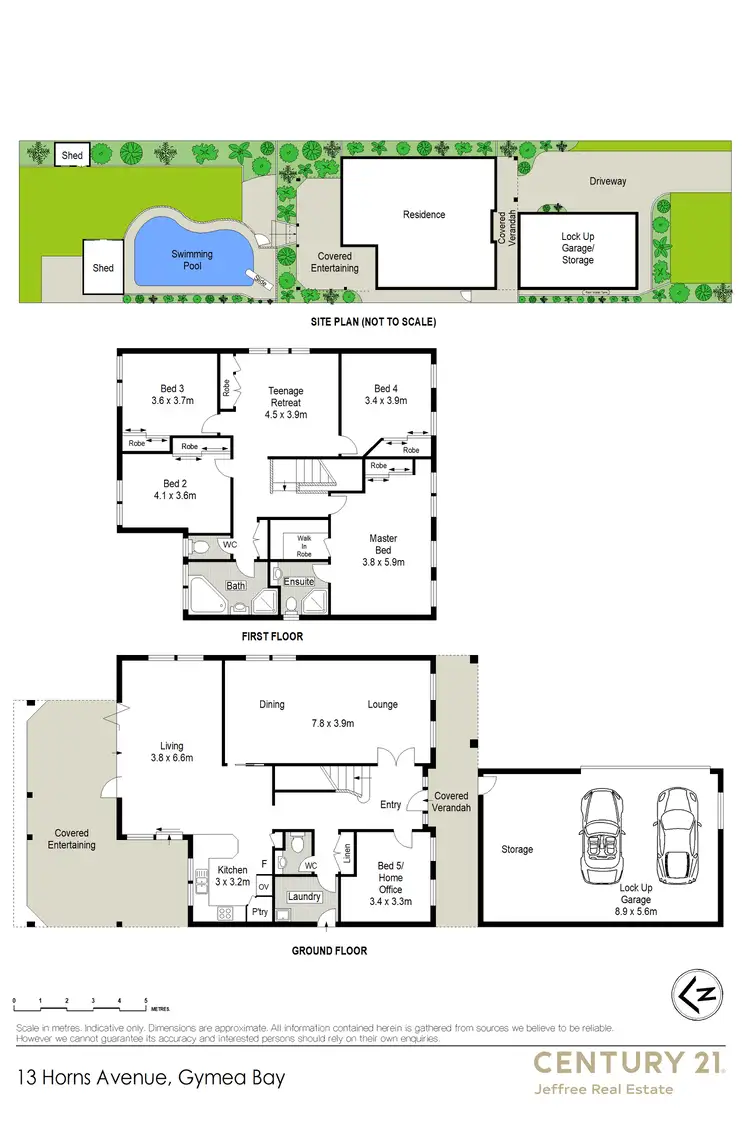 Floorplan of Homely house listing, 13 Horns Avenue, Gymea Bay NSW 2227