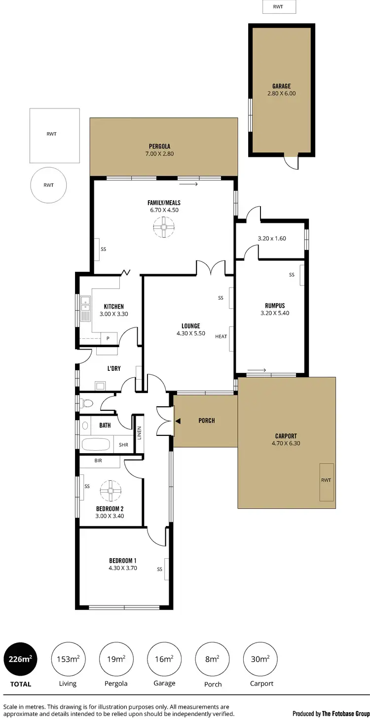 Floorplan of Homely house listing, 8 Harvey Avenue, Westbourne Park SA 5041