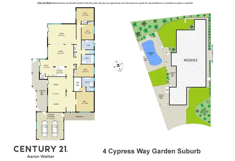 Floorplan of Homely house listing, 4 Cypress Way, Garden Suburb NSW 2289