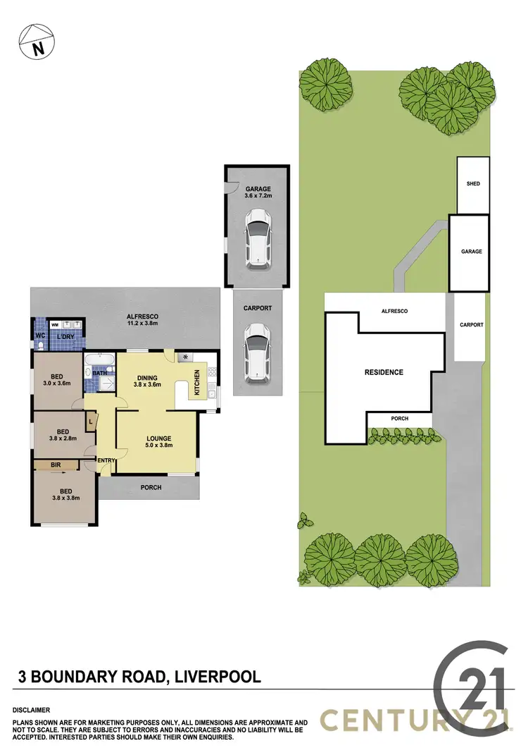 Floorplan of Homely house listing, 3 Boundary Road, Liverpool NSW 2170