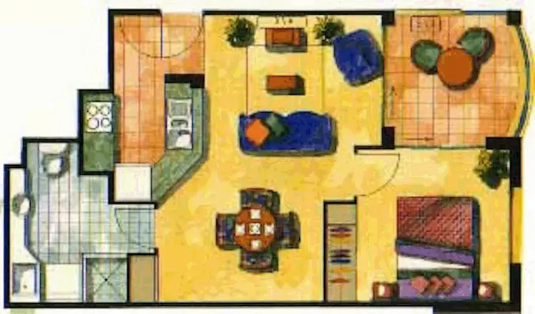 Floorplan of Homely apartment listing, 26/112 Surf Parade, Broadbeach QLD 4218