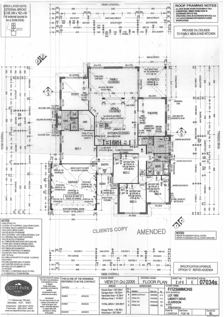 Floorplan of Homely house listing, 130 Liberty Drive, Clarkson WA 6030