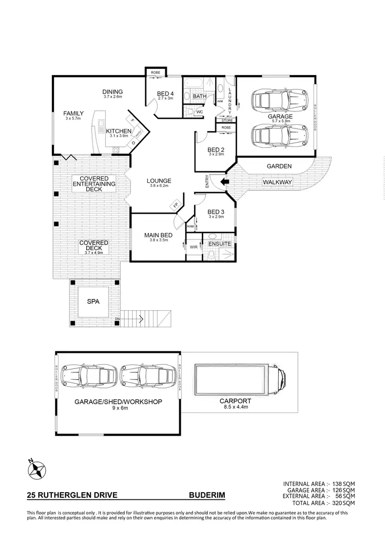Floorplan of Homely house listing, 25-33 Rutherglen Drive, Buderim QLD 4556