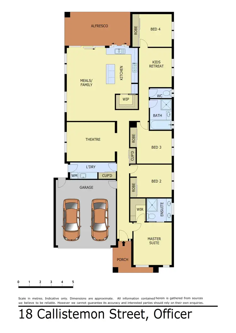 Floorplan of Homely house listing, 18 Callistemon Street, Officer VIC 3809