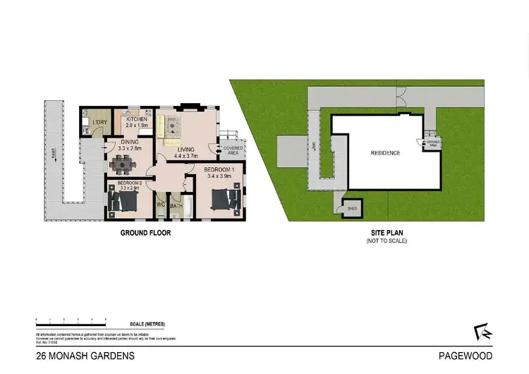 Floorplan of Homely house listing, 26 Monash Gardens, Pagewood NSW 2035