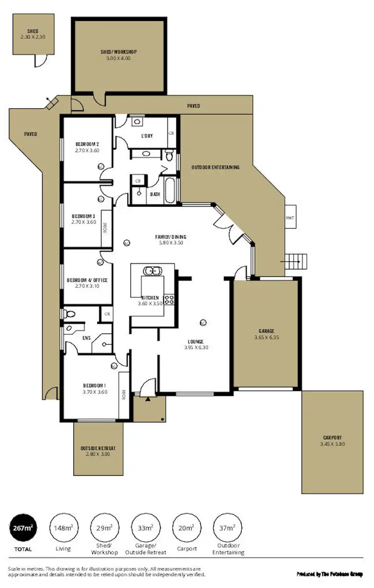 Floorplan of Homely house listing, 23 Slade Crescent, Hallett Cove SA 5158