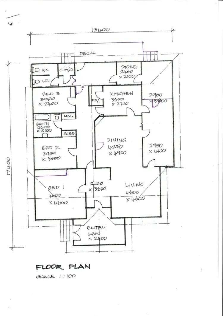 Floorplan of Homely house listing, 419 Pimlico Road, Pimlico NSW 2478