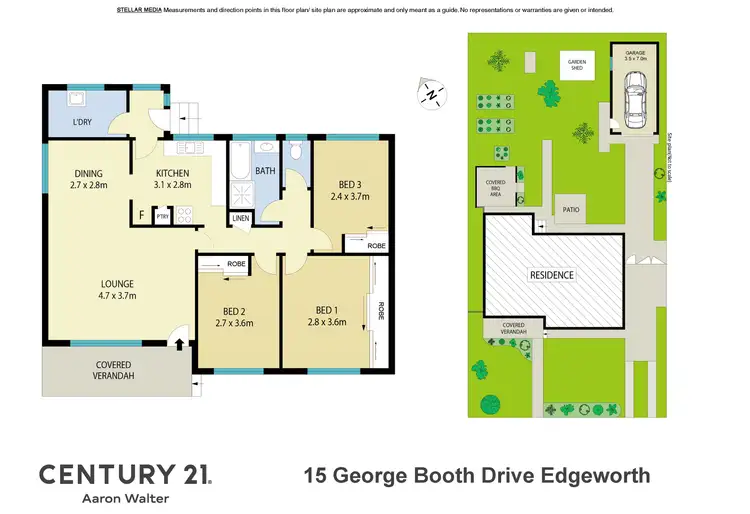 Floorplan of Homely house listing, 15 Georgebooth Drive, Edgeworth NSW 2285