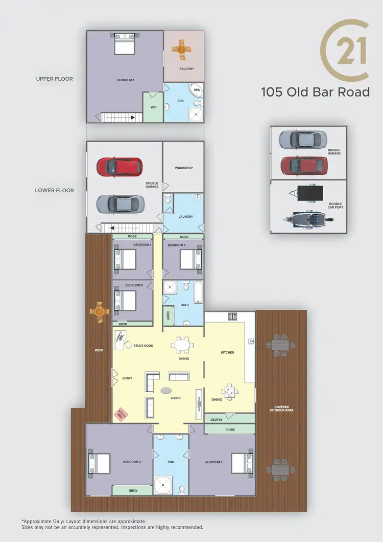 Floorplan of Homely other listing, 105 Old Bar Road, Glenthorne NSW 2430
