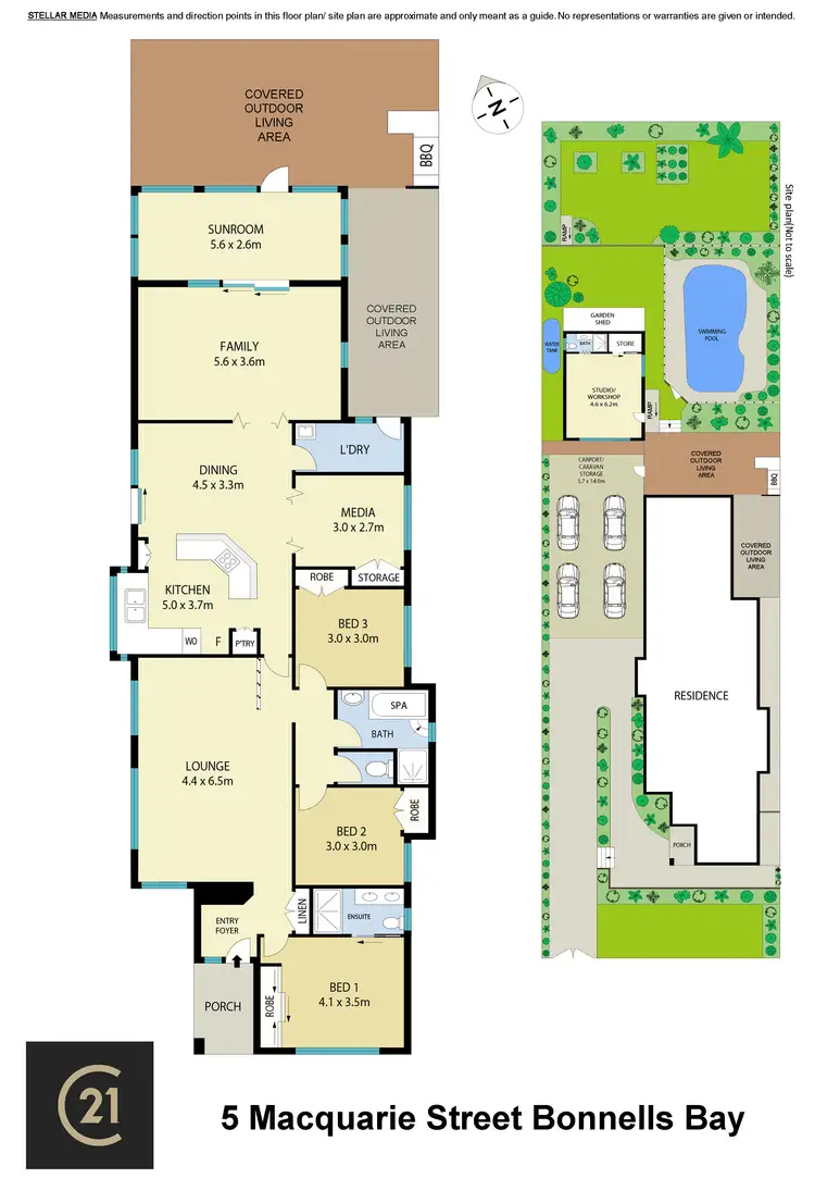 Floorplan of Homely house listing, 5 Macquarie Street, Bonnells Bay NSW 2264