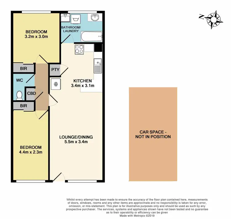 Floorplan of Homely unit listing, 1/8 Hutton Street, Dandenong VIC 3175