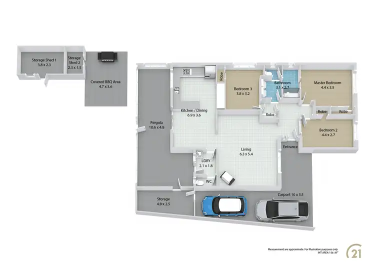 Floorplan of Homely house listing, 57 Prairie Vale Road, Bossley Park NSW 2176