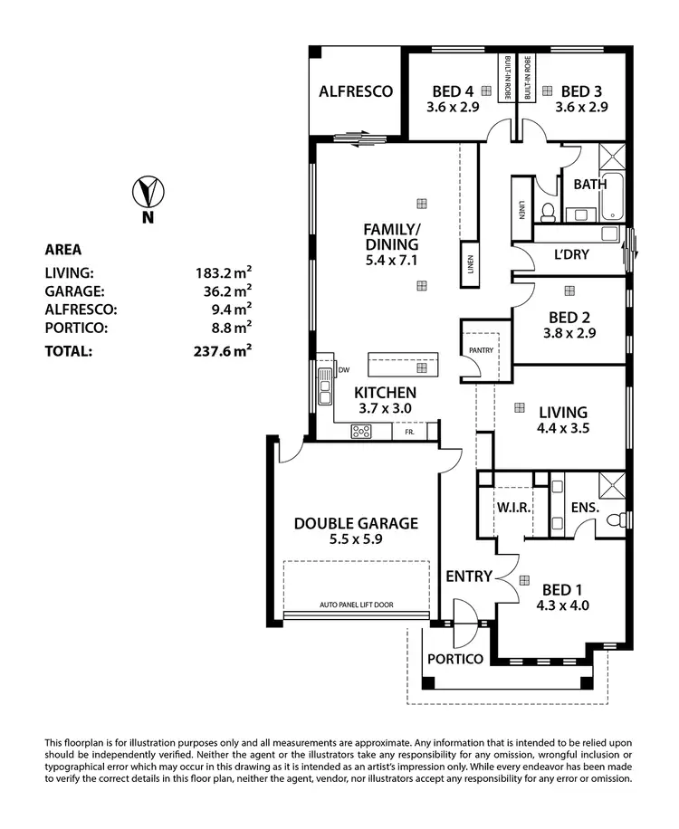 Floorplan of Homely house listing, 46 Sims Road, Mount Barker SA 5251