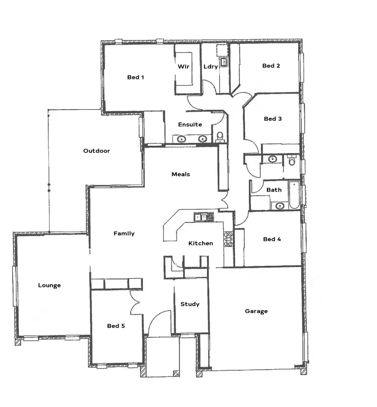 Floorplan of Homely house listing, 12 Gregory Court, Highfields QLD 4352