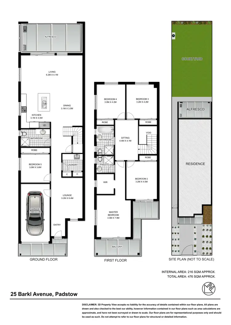 Floorplan of Homely semi-detached listing, 25 Barkl Avenue, Padstow NSW 2211