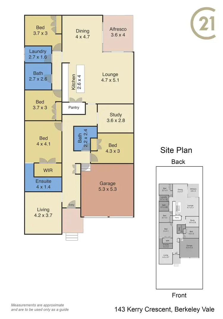 Floorplan of Homely house listing, 143 Kerry Crescent, Berkeley Vale NSW 2261