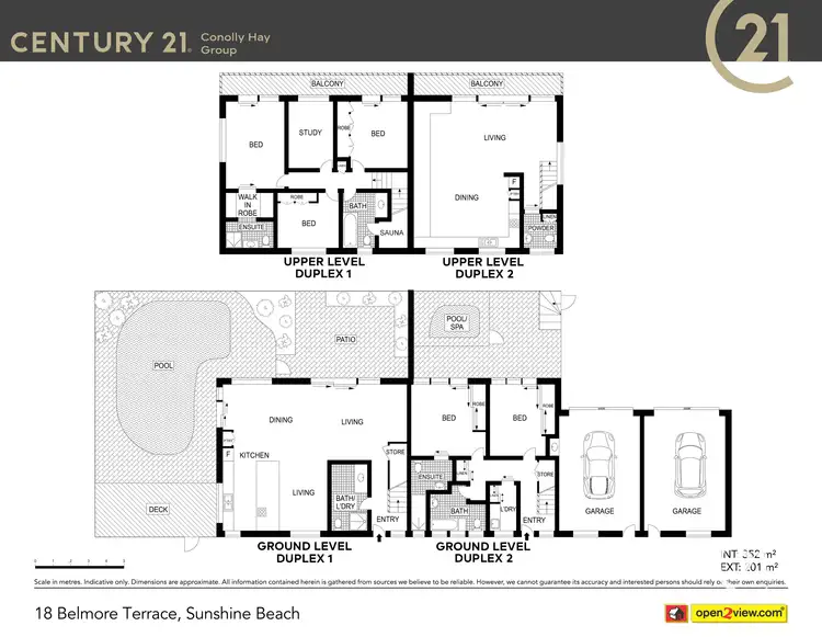 Floorplan of Homely house listing, 1-2/18 Belmore Terrace, Sunshine Beach QLD 4567