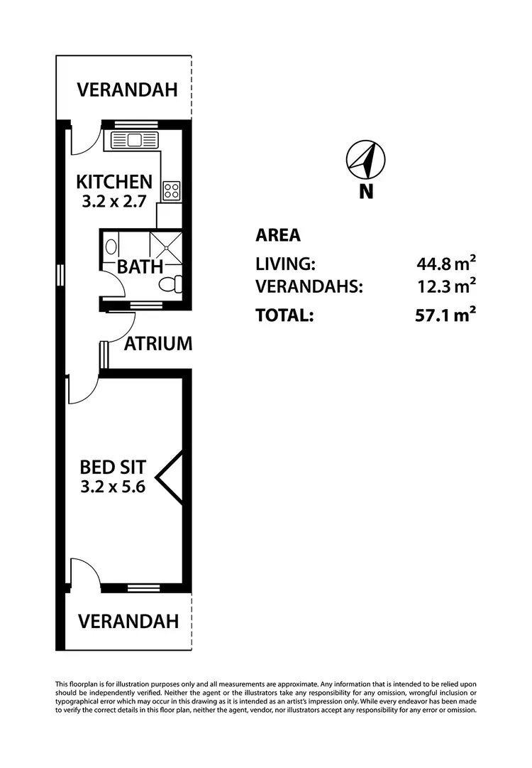 Floorplan of Homely unit listing, 6/15 Druids Avenue, Mount Barker SA 5251