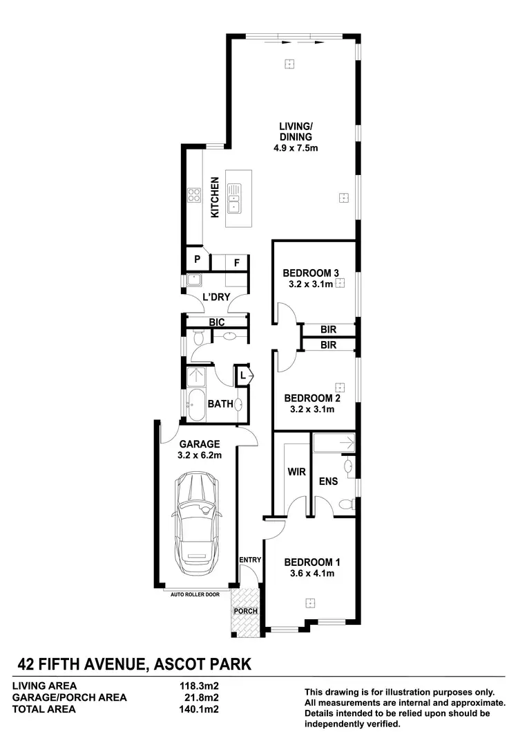 Floorplan of Homely house listing, 42 Fifth Avenue, Ascot Park SA 5043