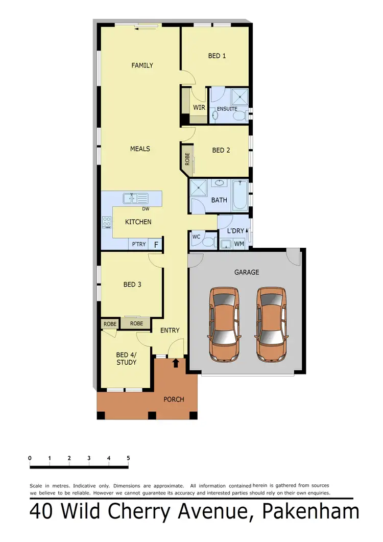 Floorplan of Homely house listing, 40 Wild Cherry Avenue, Pakenham VIC 3810