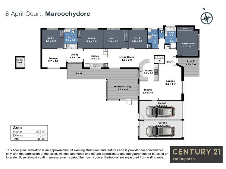 Floorplan of Homely house listing, 8 April Court, Maroochydore QLD 4558